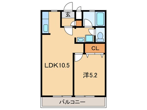 YKハイツ高丸の物件間取画像